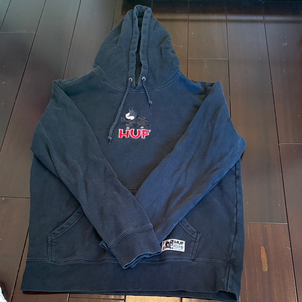 HUF Men's Navy Hoodie Sweater